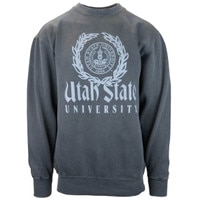 Utah state university retro black unisex sweatshirt
